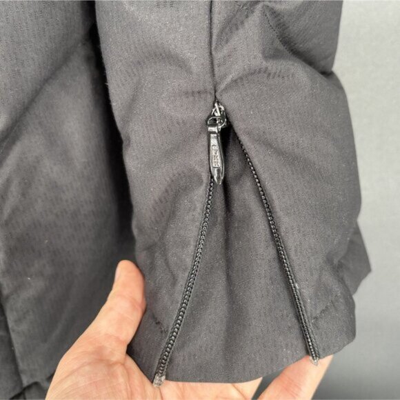 The North Face Womens 600 Goose Down Puffer Jacket S Black Ski Coat Outerwear - Picture 8 of 16